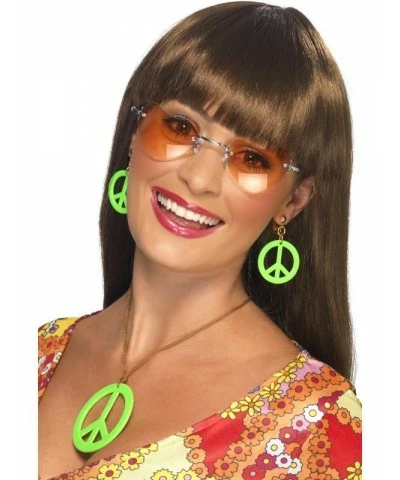 Necklace and Earring Set, Assorted Neon Colours