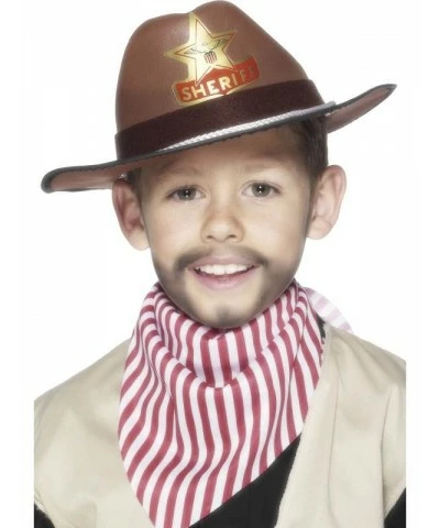 Cowboy Hat with Sheriff Badge