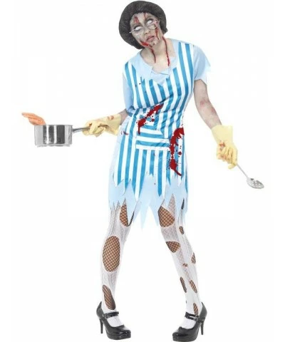 High School Horror Zombie Dinner Lady Costume