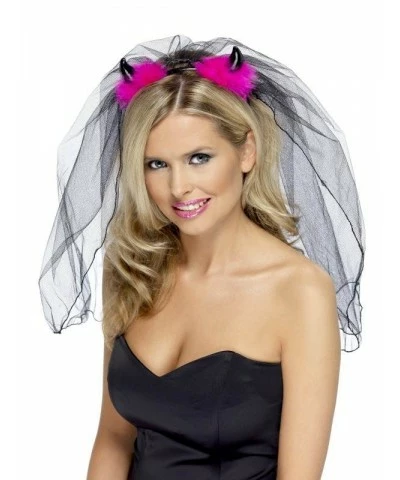 Devil Horns with Veil