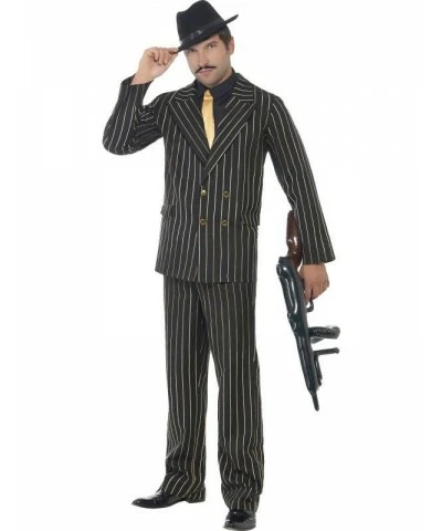Gold Pinstripe Gangster costume