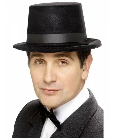 Flocked Topper Hat