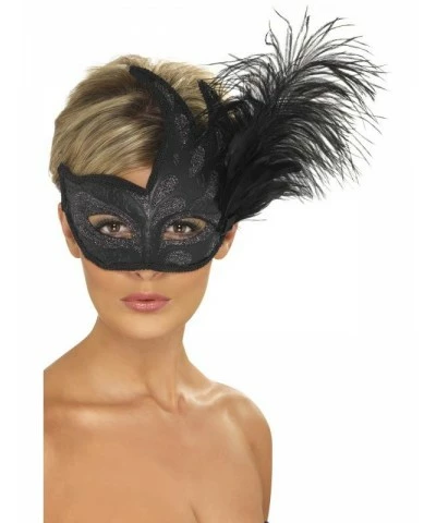 Ornate Colombina Feather Mask