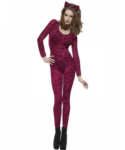Leopard Print Pink Bodysuit