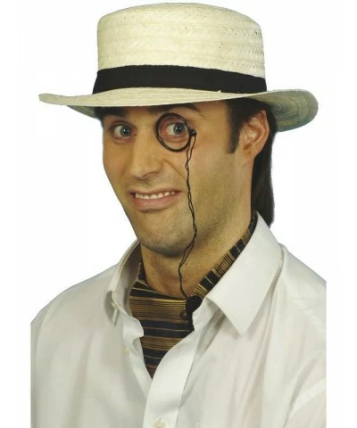 Straw Boater Hat