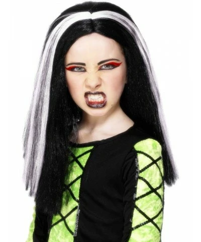 Witch Wig Vampira, Black and White