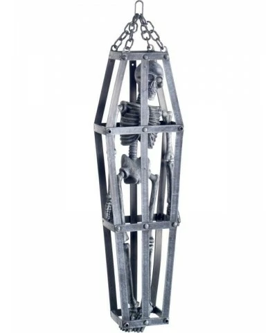 Skeleton in a Cage Hanging Decoration