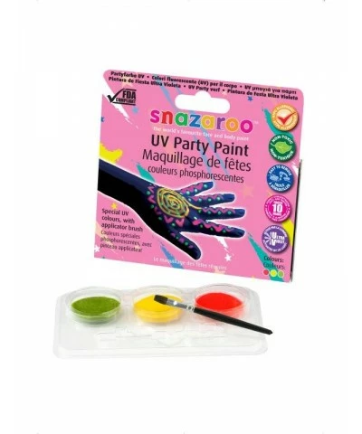 UV Special Effect Make-Up Kit - 3 Colours