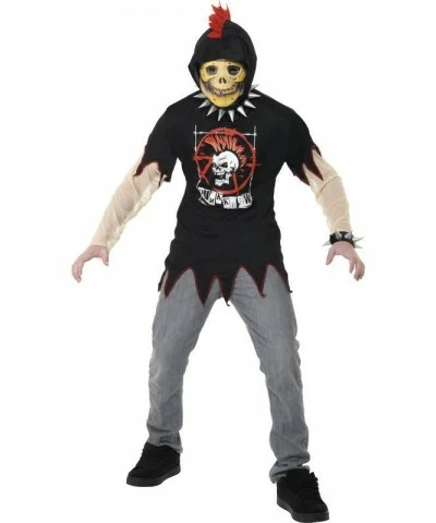 Teen Skeleton Punk Hoodie