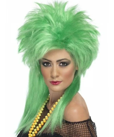 Green Punk Chick Wig