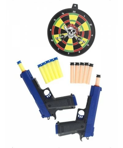 Detective Guns Double Pack, 12 Foam Darts and Target
