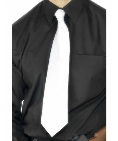 Deluxe White Gangster Tie