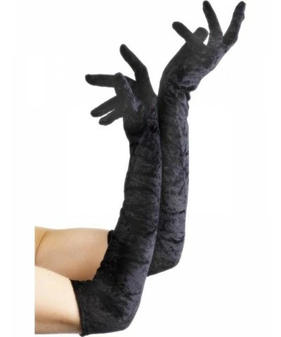 Velveteen Gloves Black