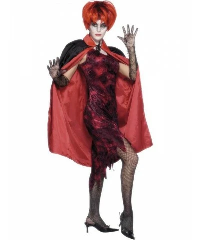 Reversible Cape, Black and Red