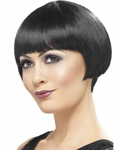 Black 1920s Bob Wig
