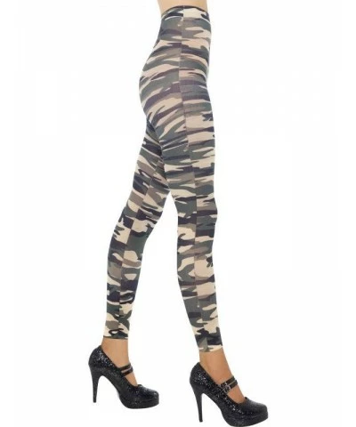 Footless Camouflage Tights