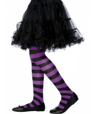 Tights Purple and Black