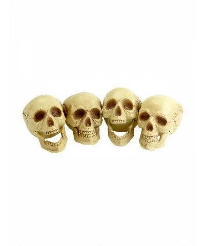 Skull Heads, 4 Pieces