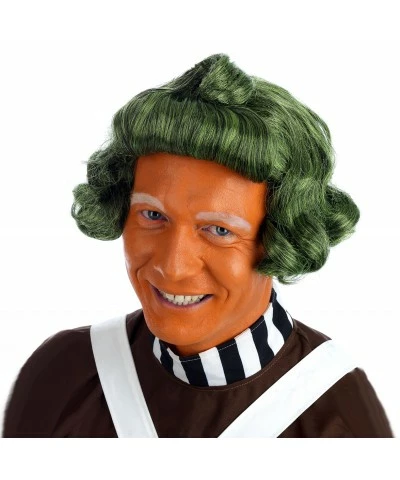 Green Short Curly Oompa Loompa Wig
