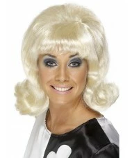 Blonde 60s Flick-Up Wig