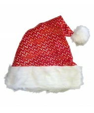 Sequin Red Santa Hat