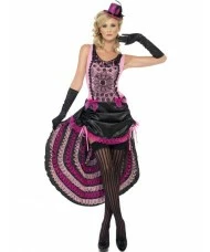 Pink and Black Burlesque Beauty costume