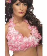 Hawaiian Flowered Halterneck Top