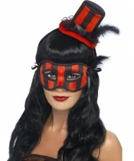 Grotesque Burlesque Hat and Eyemask Set