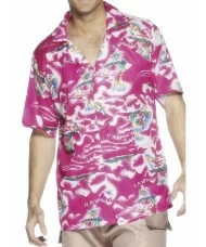 Pink Hawaiian shirt