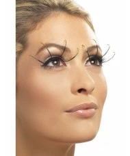 Eyelashes Long with Golden Tips