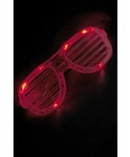 Light up Grill Glasses, Clear and Blue Assorted