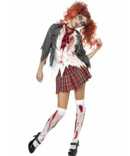 High School Horror Zombie Schoolgirl Costume