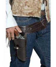 Authentic Western Wandering Gunman Belt and Holster