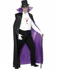 Count Reversible Cape, Black and Purple