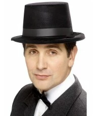 Flocked Topper Hat