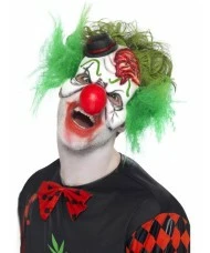 Latex Cut Throat Clown Mask