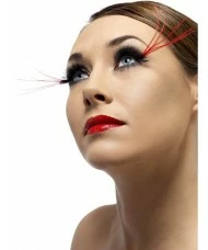 Eyelashes with Long Plumes
