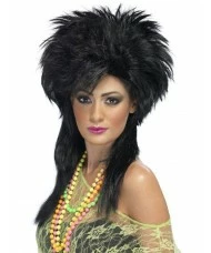 80s Mullet Chick Wig