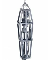 Skeleton in a Cage Hanging Decoration