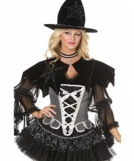 Fever Boutique Spider Web Cape