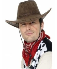 Suede Look Cowboy Hat