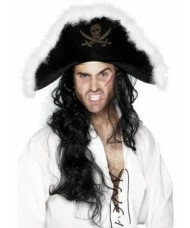 Marabou Pirate Hat