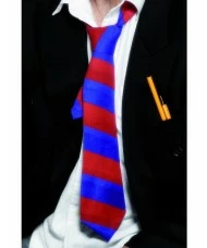 School Tie Red and Blue