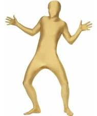 Golden second skin suit