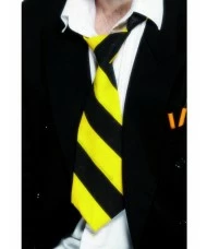 School Tie Yellow and Black