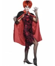 Reversible Cape, Black and Red