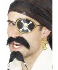 Pirate Satin Eyepatch and Earring