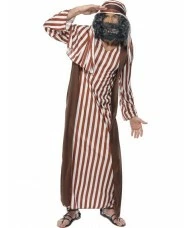 Shepherd Costume, Brown and White