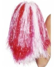 Pom Pom, Red and White