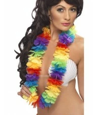 Bright Large Rainbow Lei